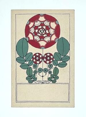 ["Schmuckkarte" bzw. Stylized Flowers"]. (= Wiener Werkstätte Postkarte, Nr. 782).
