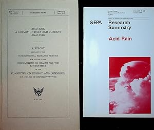 (2 Govt. reports on Acid Rain) 1) EPA Research Summary-Acid Rain, 2) Congressional Report, Acid R...