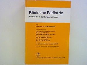 Bild des Verkufers fr Klinische Pdiatrie: Ein Lehrbuch der Kinderheilkunde zum Verkauf von ANTIQUARIAT FRDEBUCH Inh.Michael Simon