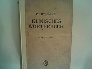 Seller image for Klinisches Wrterbuch for sale by ANTIQUARIAT FRDEBUCH Inh.Michael Simon