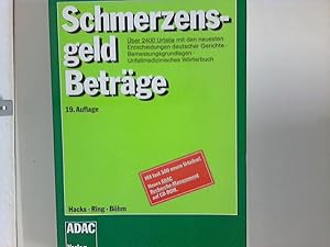 Seller image for Schmerzensgeld Betrge. Ausgabe 1999 : Buch mit CD- ROM. for sale by ANTIQUARIAT FRDEBUCH Inh.Michael Simon