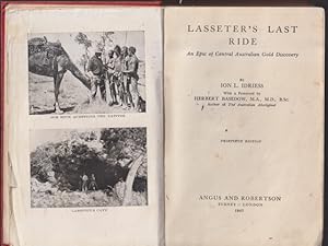 Imagen del vendedor de Lasseter's Last Ride. An Epic of Central Australian Gold Discovery a la venta por Caerwen Books