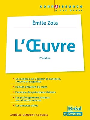 Seller image for L'Oeuvre: mile Zola for sale by Dmons et Merveilles