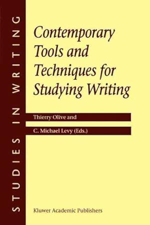 Bild des Verkufers fr Contemporary Tools and Techniques for Studying Writing zum Verkauf von GreatBookPrices