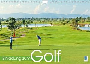 Bild des Verkufers fr Einladung zum Golf (Wandkalender 2023 DIN A4 quer) : Golf spielen auf der ganzen Welt: Eingelocht (Monatskalender, 14 Seiten ) zum Verkauf von AHA-BUCH GmbH