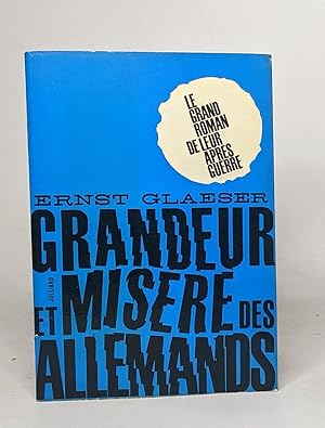 Seller image for Grandeur et misre des allemands for sale by crealivres