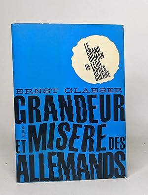 Imagen del vendedor de Grandeur et misre des allemands a la venta por crealivres