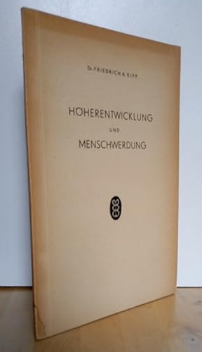 Imagen del vendedor de Hherentwicklung und Menschwerdung. a la venta por Antiquariat frANTHROPOSOPHIE Ruth Jger