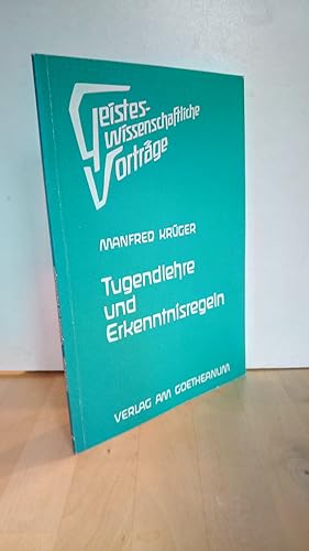 Bild des Verkufers fr Tugendlehre und Erkenntnisregeln. Verzauberung und Erlsung der Elementarwesen / zum Verkauf von Antiquariat frANTHROPOSOPHIE Ruth Jger