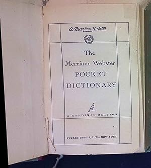 Seller image for Merriam-Webster's Pocket Dictionary. for sale by books4less (Versandantiquariat Petra Gros GmbH & Co. KG)