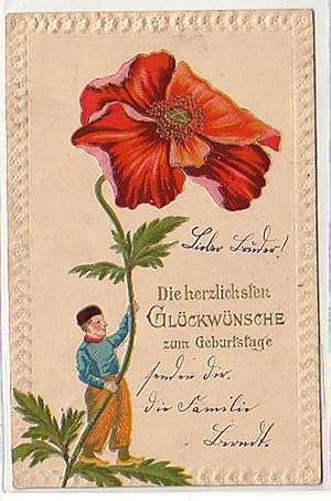 Bild des Verkufers fr 16838 Prge Ak Glckwunsch zum Geburtstage 1905 zum Verkauf von Versandhandel fr Sammler