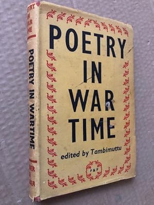 Imagen del vendedor de Poetry in Wartime a la venta por Raymond Tait