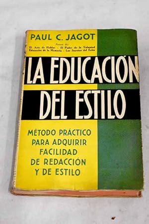 Imagen del vendedor de La educacin del estilo a la venta por Alcan Libros