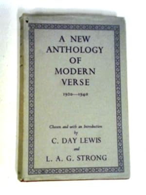 Image du vendeur pour A New Anthology of Modern Verse 1920-1940 mis en vente par World of Rare Books