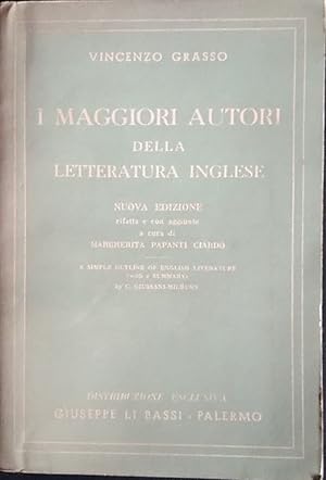 Immagine del venditore per I maggiori autori della letteratura inglese venduto da librisaggi