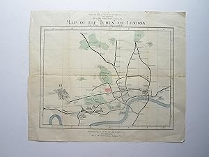 Map of the Tubes of London in one Mile Squares.