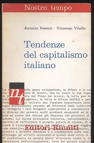 Imagen del vendedor de Tendenze del capitalismo italiano a la venta por Studio bibliografico Faita