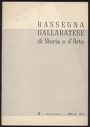 Rassegna gallaratese di storia e d'arte - 1952 Giugno -Anno XI - N. 2