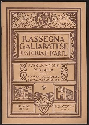 Rassegna gallaratese di storia e d'arte - 1935 Dicembre -Anno VI - N. 4