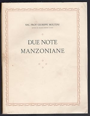 Due note manzoniane - La figura di Pietro figlio di Alessandro Manzoni - Alessandro Manzoni e la ...