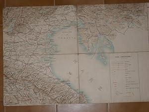 Carta geografica dimostrativa del Regno d'Italia e delle regioni limitrofe compilata dal topograf...