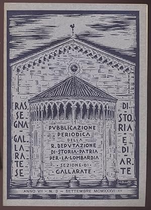 Rassegna gallaratese di storia e d'arte - 1936 Settembre -Anno VII - N. 3