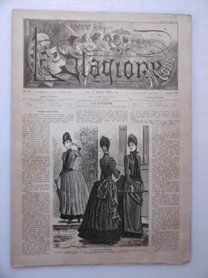 La stagione giornale delle mode - N. 13 del 1° Aprile 1885 Anno III (Grande edizione)