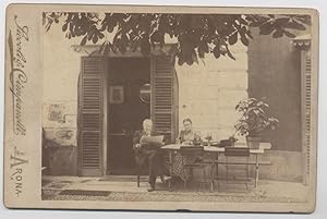 Fotografia originale dei coniugi Hugo e Bertha Selthinghaus realizzata dallo studio Piccoli e Cim...