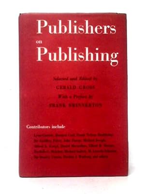 Seller image for Publishers On Publishing for sale by World of Rare Books