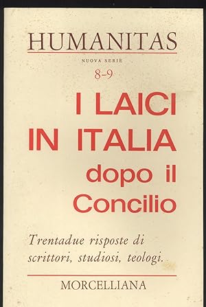 Humanitas rivista mensile di cultura diretta da Stefano Minelli - n. 8-9 Agosto-Settembre 1967