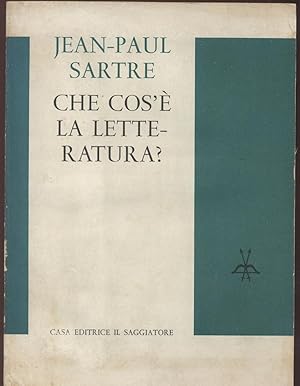 Immagine del venditore per Che cos' la letteratura venduto da Studio bibliografico Faita