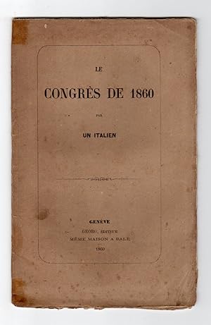 Le congrès de 1860 par un italien