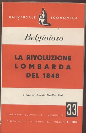 La rivoluzione lombarda del 1848 a cura di Antonio Bandini Buti