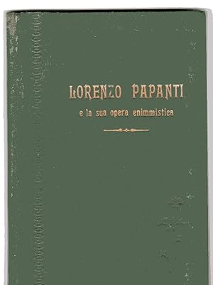 Lorenzo Papanti e la sua opera enimmistica