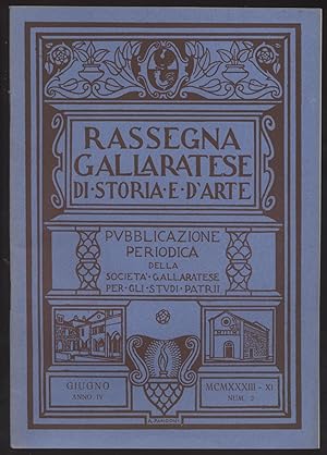 Rassegna gallaratese di storia e d'arte - 1933 Giugno -Anno IV - N. 2