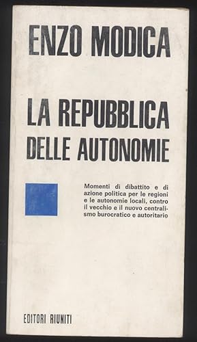 La repubblica delle autonomie
