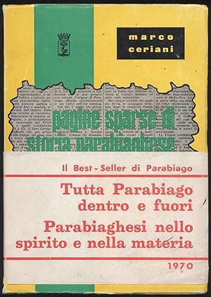 Imagen del vendedor de Pagine sparse di storia parabiaghese a la venta por Studio bibliografico Faita