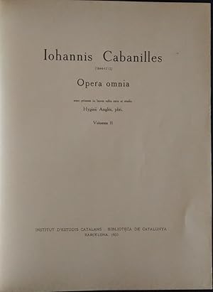 Imagen del vendedor de Opera omnia. Volumen II a la venta por librisaggi