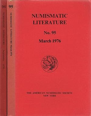 Immagine del venditore per Numismatic Literature No. 95, March; No. 96, September - 1976 venduto da Biblioteca di Babele