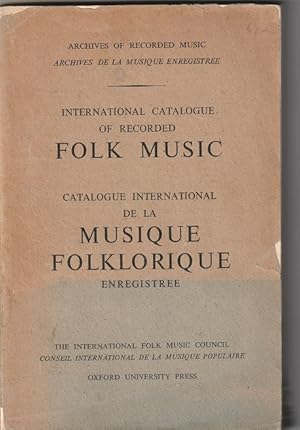 International Catalogue of Recorded Folk Music