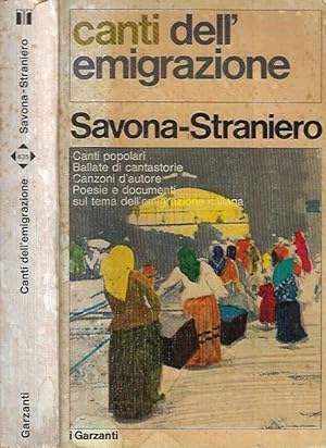 Immagine del venditore per Canti dell'emigrazione venduto da Biblioteca di Babele