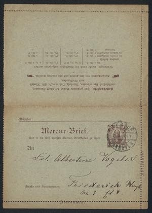Ansichtskarte Hannover, Private Stadtpost, Mercur-Brief