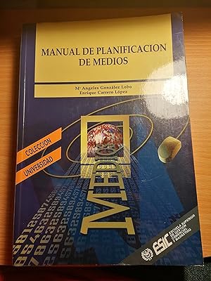 Imagen del vendedor de Manual de planificacin de medios a la venta por Libros Ramban