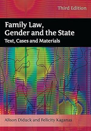 Bild des Verkufers fr Family Law, Gender and the State: Text, Cases and Materials zum Verkauf von WeBuyBooks