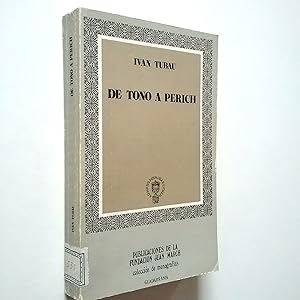 Seller image for De Tono a Perich. El chiste grfico en la prensa espaola de la posguerra (1939-1969) for sale by MAUTALOS LIBRERA