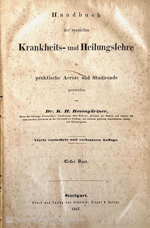 Seller image for Krankheit und Heilungslehre for sale by librisaggi