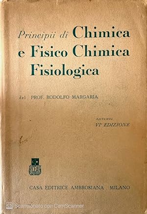 Imagen del vendedor de Principi di chimica e fisico-chimica fisiologica a la venta por librisaggi