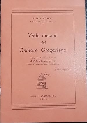 Seller image for Vade - mecum del Cantore Gregoriano for sale by librisaggi