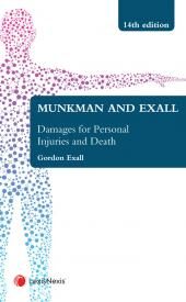 Image du vendeur pour Munkman and Exall On Damages For Personal Injuries and Death 14th edition mis en vente par LawBooksellers