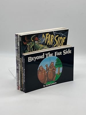 Seller image for Lot / Set of 5 Gary Larson Paperbacks Beyond the Far Side; Night of the Crash-Test Dummies; Unnatural Selections; Wiener Dog Art; Curse of Madame for sale by True Oak Books